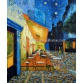 Terraza del café en la noche Arte famoso de la pintura al óleo de Van Gogh Repro de la tabla 20X24 al aire libre